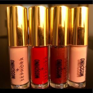 Moschino Sephora mini lipglosses